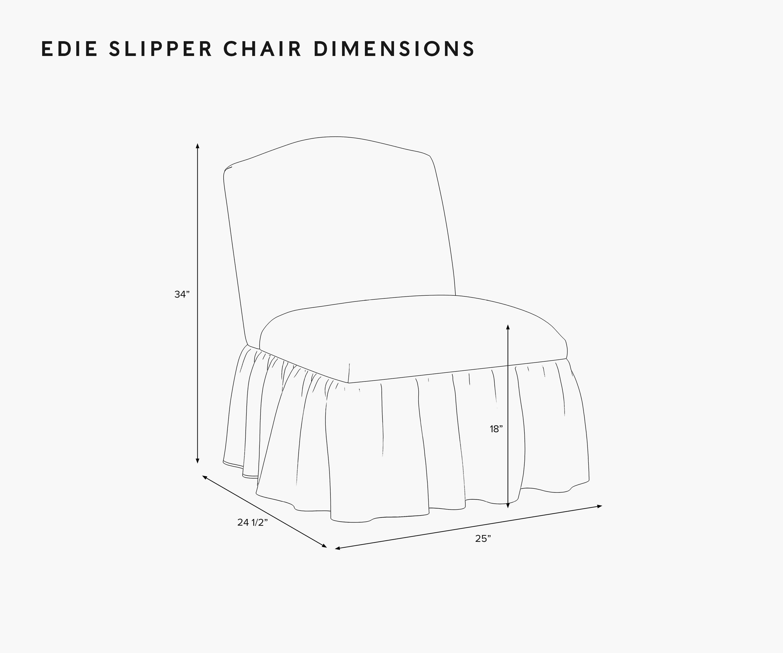 Edie Slipper Chair - Gracie